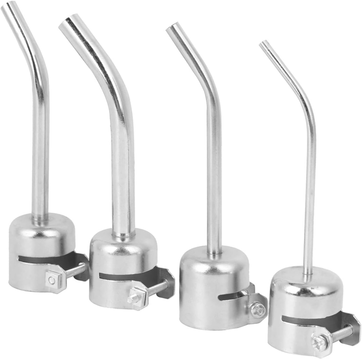 Heat Gun Nozzle Aluminum Alloy Hot Air Gun Nozzle Soldering Heat Guns for 850 Heat Gun Repair Tools Extended Elbow Nozzle