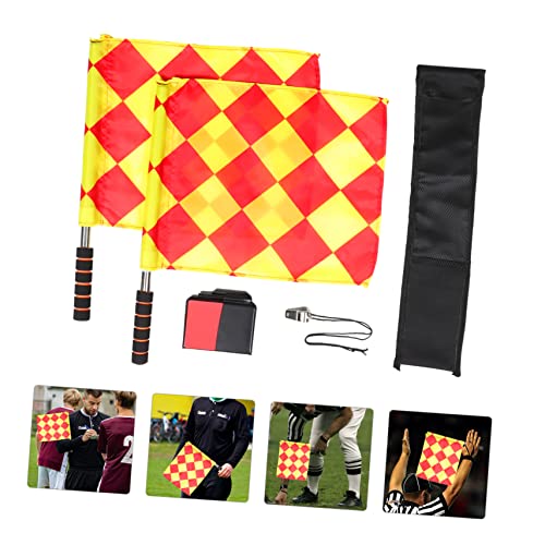 Set de Banderas y Tarjetas para Árbitro de Fútbol miniatura 7