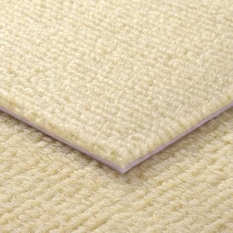 Livelynine 32-Tile Beige Carpet Squares Cover