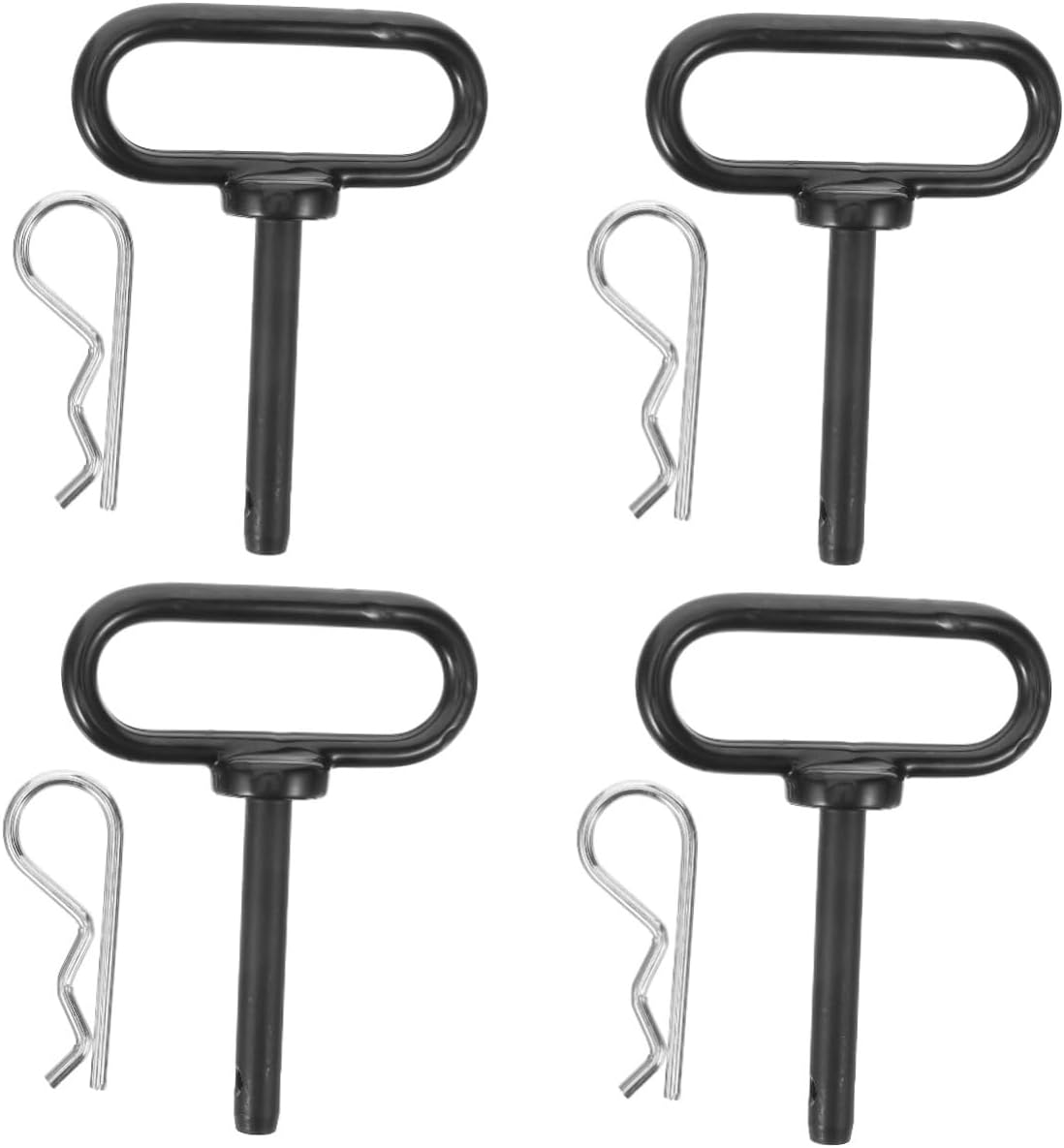 4sets Hitch Pin for Lawn Mower Metal Hitch Connector Pin Accessory Easy to Install Fit for Applications