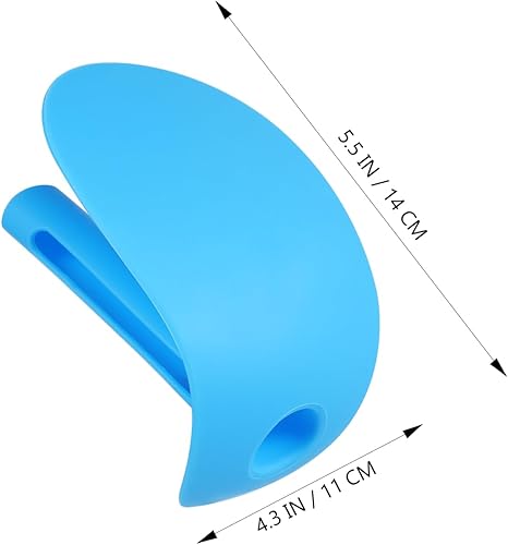 Miniatura 4 de Cubierta de espátula antisalpicaduras de aceite con protector de mano de goma, protector compacto de salpicaduras de grasa para cocinar, protector