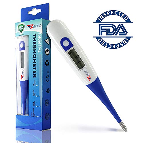 ZENNO Basal Thermometer Soft Tip Thermometer for Ovulation High