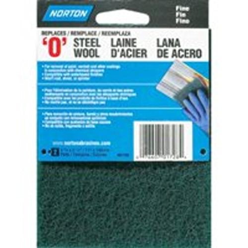 Norton 01728 Synthetic Steel Wool Pad 4-3/8 x 5-1/2