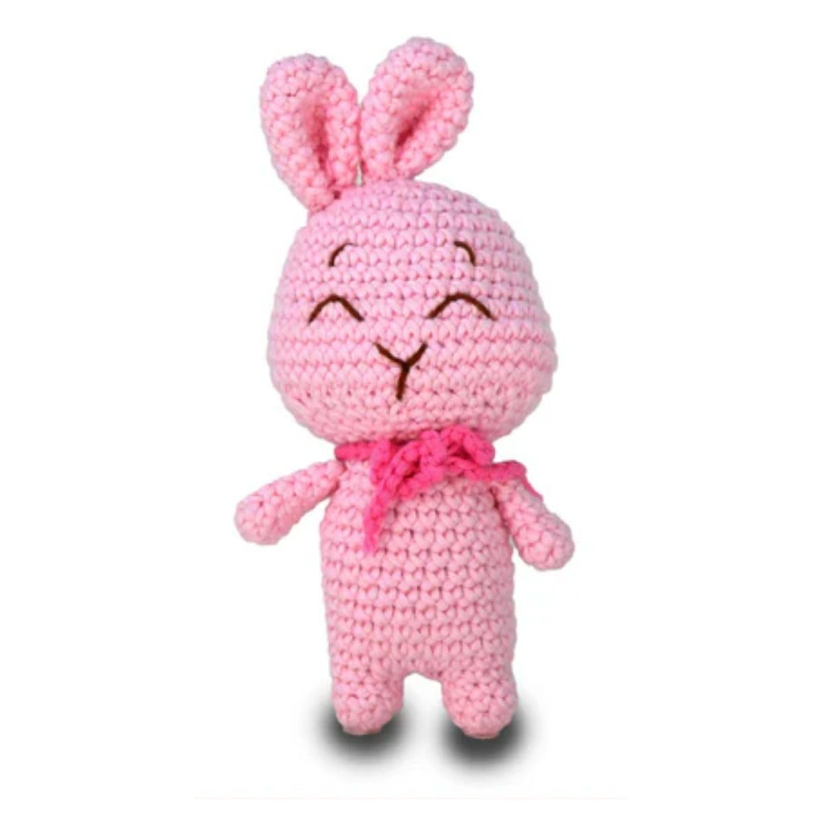 KNITTY CRITTERS – Easter – Little Bunny| Beginner-Friendly Crochet Craft Kit with Recycled Yarn