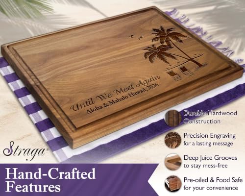 Tabla de Cortar Personalizada para Boda en Playa miniatura 4