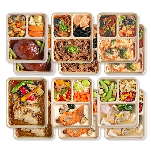 デリピックス 冷凍弁当 ミシュランシェフ監督 定番人気メニュー6種×2(合計12食) お試しセット 【冷凍おかず 糖質平均25g タンパク質平均18g 塩分平均2.8g 1食分の野菜 ダイエット 時短 レンジで5分 冷凍お惣菜】 DELIPICKS (12
