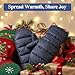 Aosekaa Down Mittens Ski Mittens Lightweight Warm for Men and Women Cold Weather Gloves for Traveling Walking Camping Riding Playing