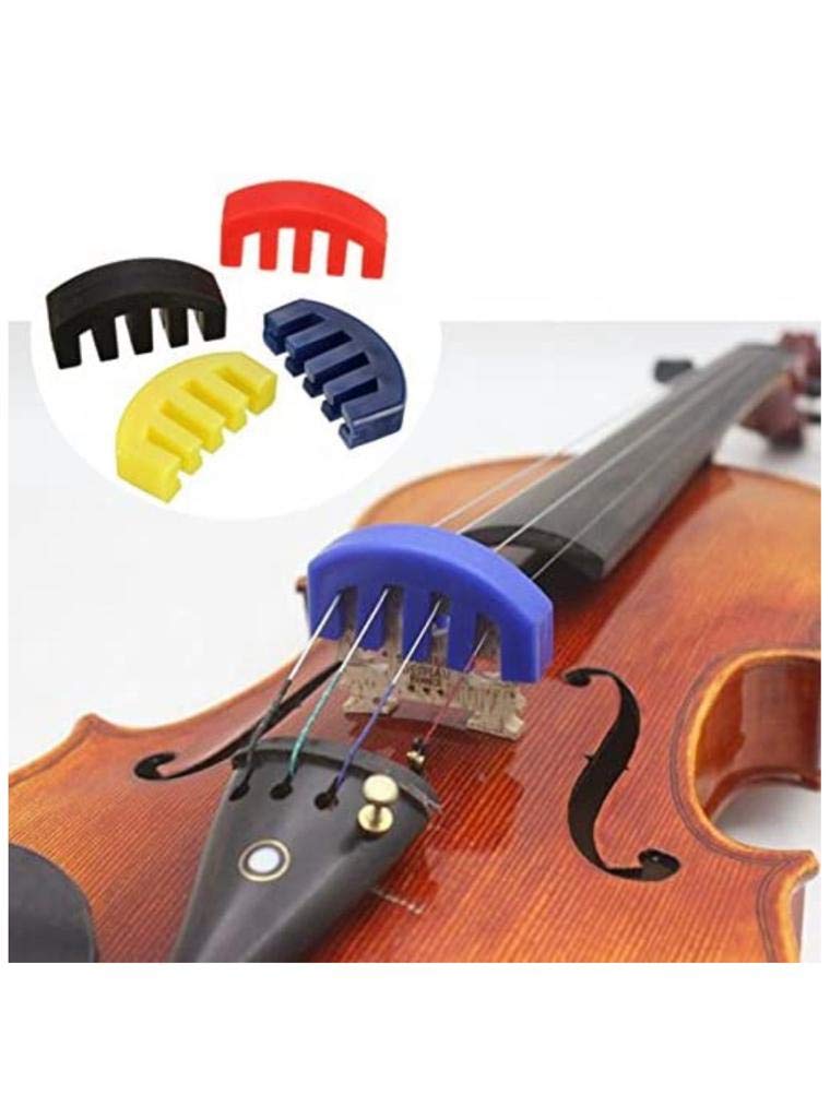 Blue Panther Practice Rubber Mute for Violins & Viola - Silent Practice Tool, Violin Accessory (Pack of 1) - Image 2 thumbnail