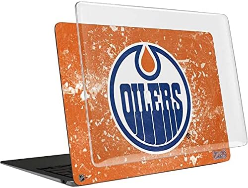Skinit Case + Skin Compatible with MacBook Air 13in M1 (2021) - Officially Licensed NHL Edmonton Oilers Frozen Design