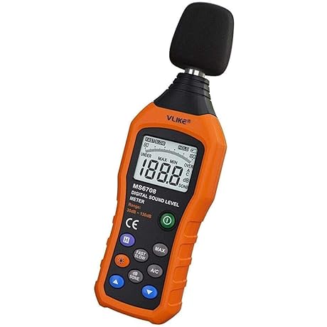 Sonometro: Digital LCD Decibel Meter for Precise A/C Sound Level Measurement