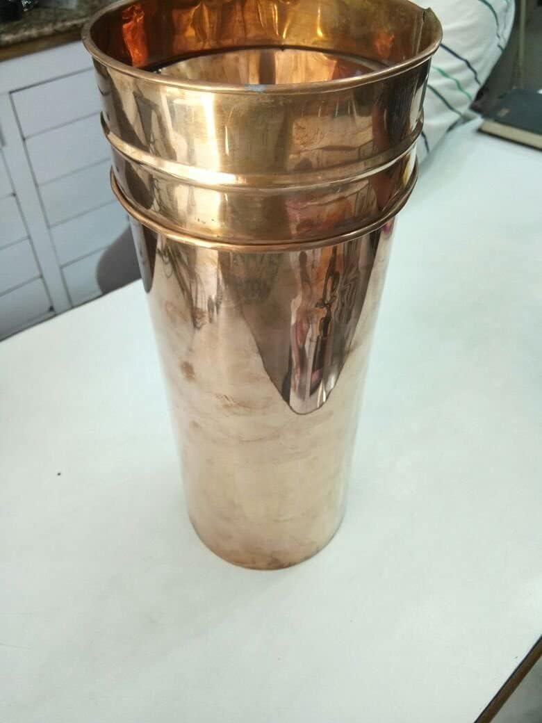 Copper Rain Gauge with Measuring Cylinder-image-42