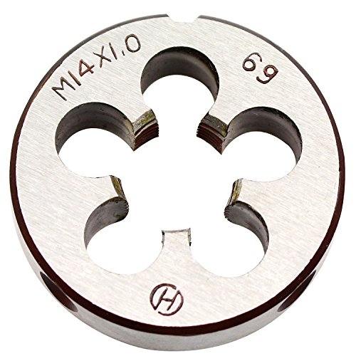 14mm X 1 Metric Right Hand Round Die, Machine Thread Die M14 X 1.0mm Pitch