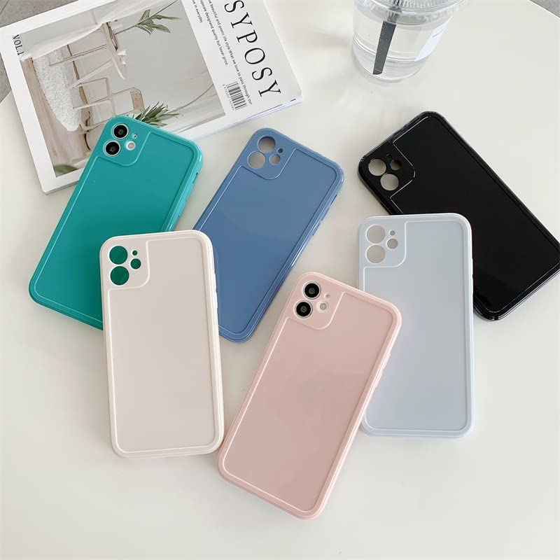 Coque iPhone 12 en silicone bleu PASUTO protection 6.1 pouces - 4