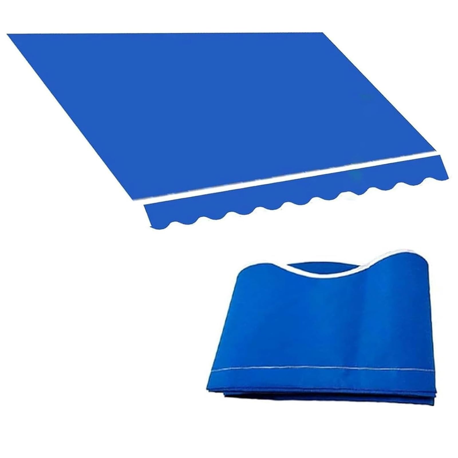 Toldo de repuesto de poliéster 4x2m impermeable para ventanas de patios