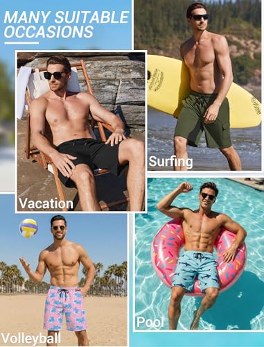 50% Off Ekouaer Men's Swim Trunks with Compression Liner - Image 6