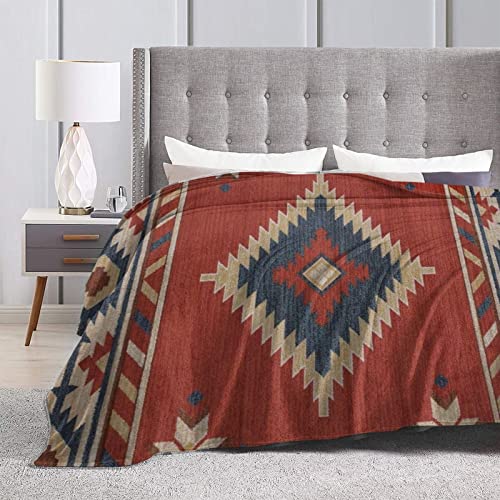 Qucarder Southwestern Native American Design Throw Blanket Lightweight Cozy Flannel Blanket for Bedroom Living Rooms Couch Sofa Home Decor 60x80 Inch - Cosy Home Interiors Qucarder Southwestern Native American Design Throw Blanket Lightweight Cozy Flannel Blanket for Bedroom Living Rooms Couch Sofa Home Decor 60x80 Inch - Image 3