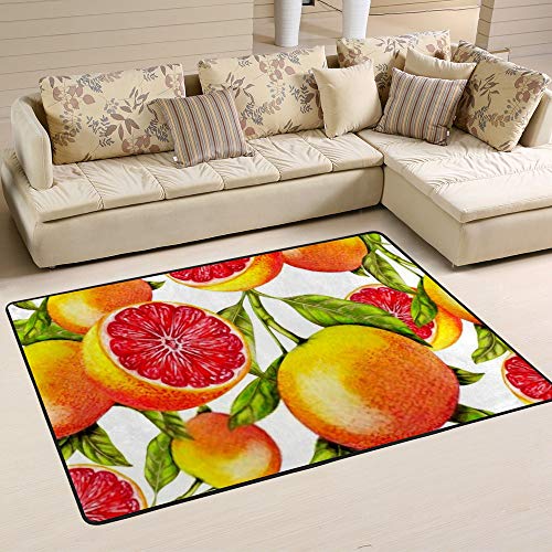 Tapis velours doux motif pamplemousse de haute qualité 63x48