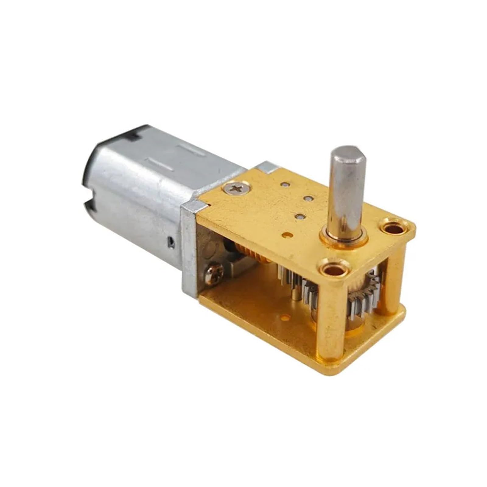 1 szt. samoblokująca przekładnia ślimakowa 1218-N20 silnik redukcyjny Micro DC 12 V niska prędkość pojedynczy wał podwójny (12 V 136 obr./min, podwójna oś)