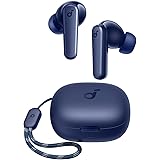 Soundcore by Anker P20i True Wireless Earbuds, 10mm Drivers with Big Bass, Bluetooth 5.3, 30H Long Playtime, Water-Resistant, 2 Mics for AI Clear Calls, 22 Preset EQs, Customization (Blue)
