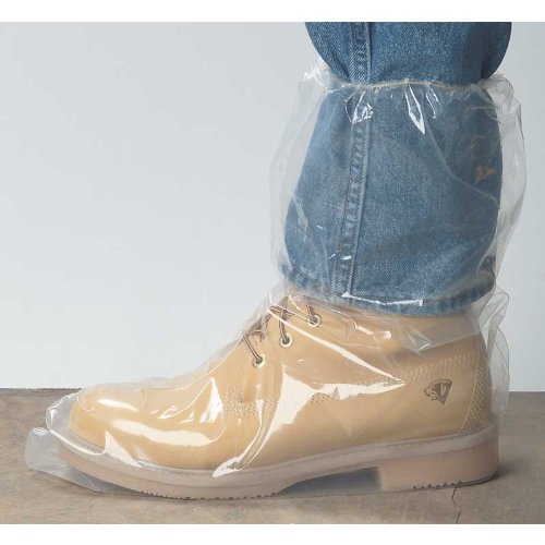 BPD5-XL-5E Polyethylene Boots w/Elastic Cuff M-XL