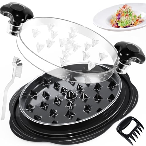 2025 NEW Chicken Shredder Tool Twist Large 10with Meat Shredder Claws & Cleaning Brush |3-Second Shredded Chicken | Chicken Grinder with Dishwasher Safe & BPA-Free Kitchen Gadget for BBQ Pulled Meat