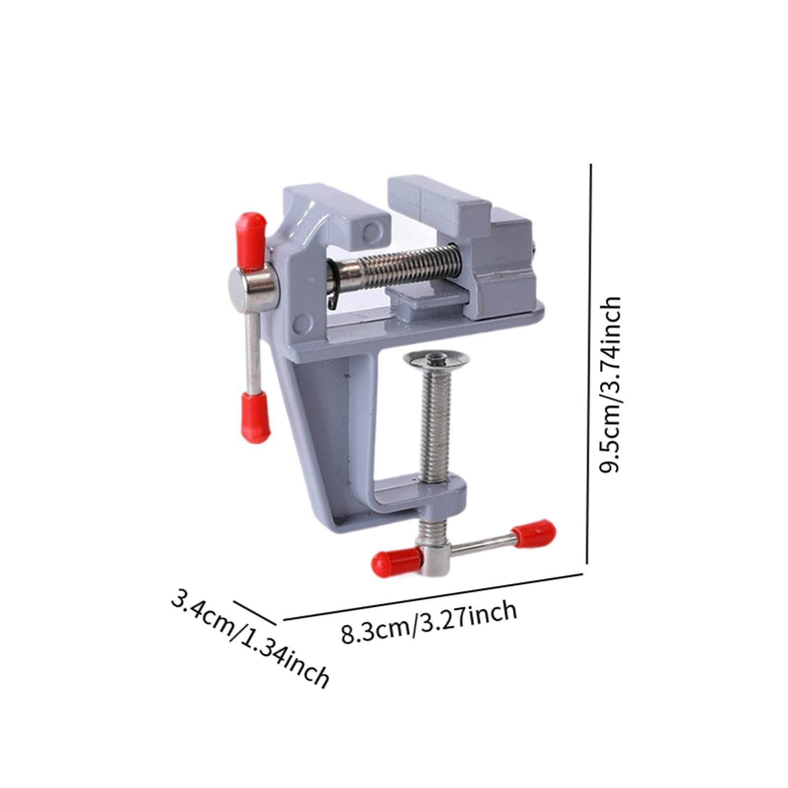 Baoblaze 5x Mini Morsetto Da Tavolo Morsa Da Banco Da Lavoro Robusta Comoda Portatile Strumento Artigianale Riparazione Piccola Morsa Da Banco per G, 6 pezzi