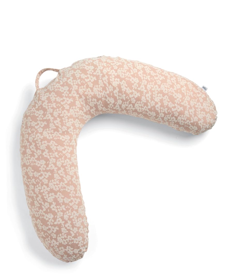 Coussin d'allaitement Mamas & Papas Rose pour soulager le dos et caler bébé