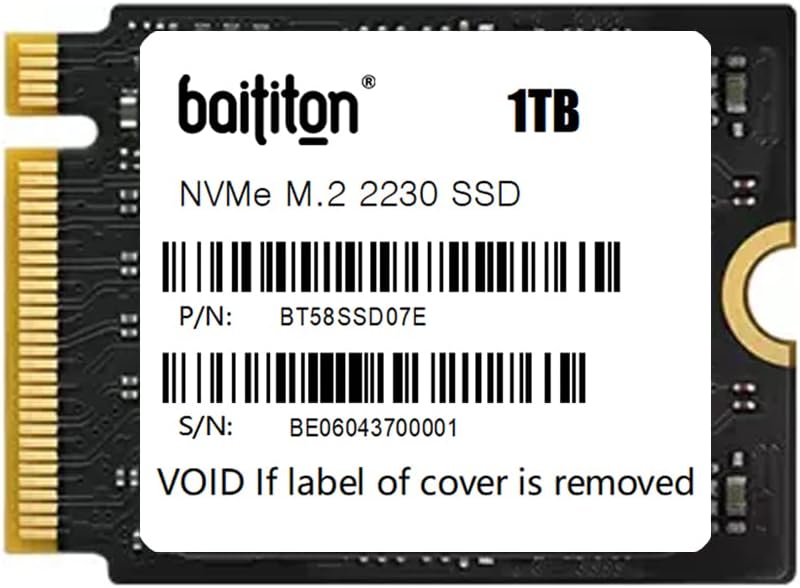 Lite-On SSSTC 512GB SSD M.2 2230 30mm NVMe PCIe Gen3 x4 CL1-3D512-Q11 Solid State Drive für Surface Pro Steam Deck Dell HP Lenovo Laptop Ultrabook Tablet