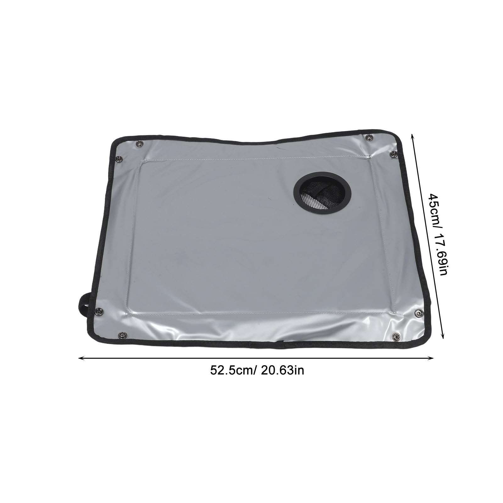PACKOVE Bandeja para Andador para Personas Mayores con Portavasos, Accesorio de Bandeja para Andador, Poliéster y Plástico, Plegable y Ligera, para Cocina y Comedor, para Seniors