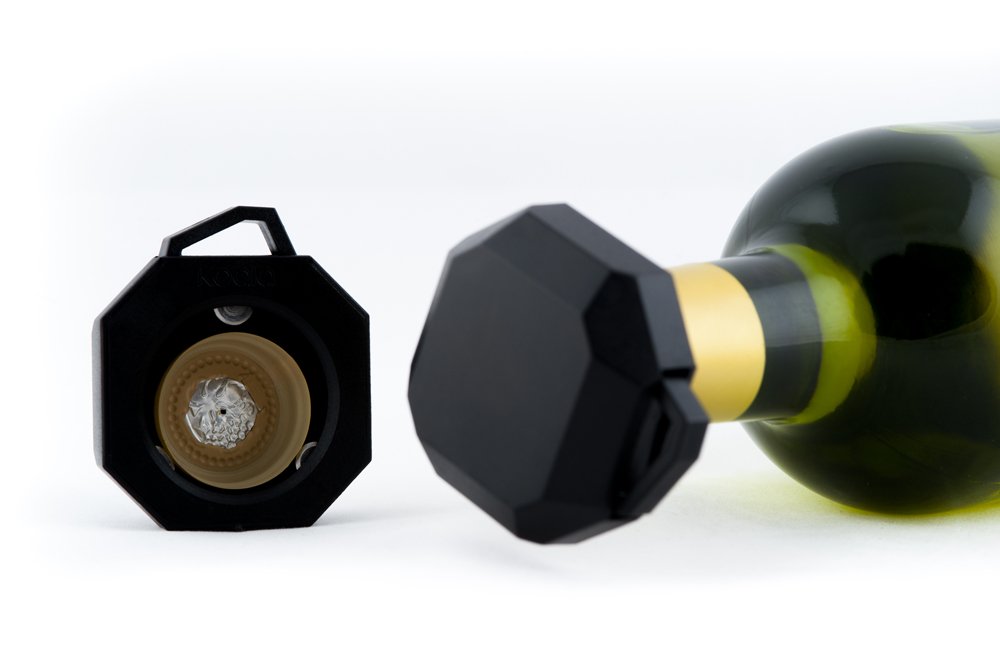 Koala Spain Set Cortacápsulas y Recogegotas de Vino (2 Piezas)