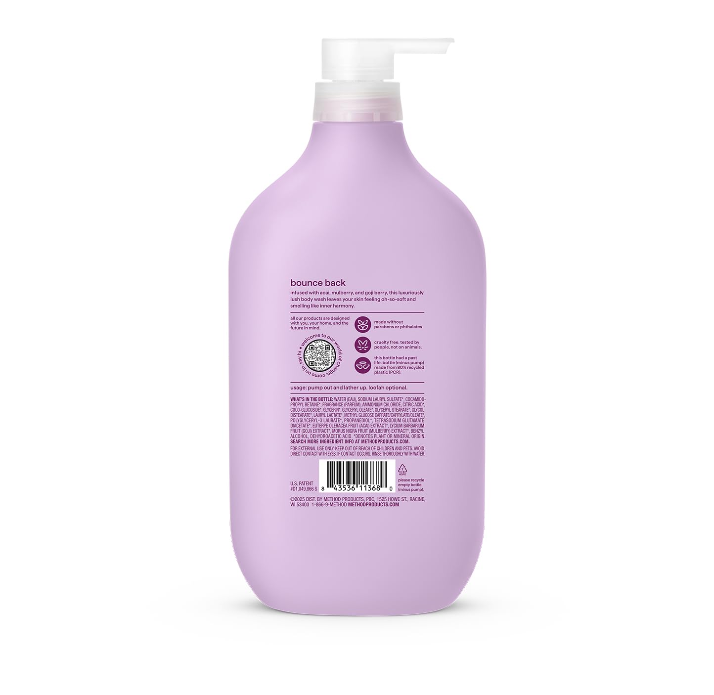 Method Body Wash, Berry Balance, 28oz - Image 2