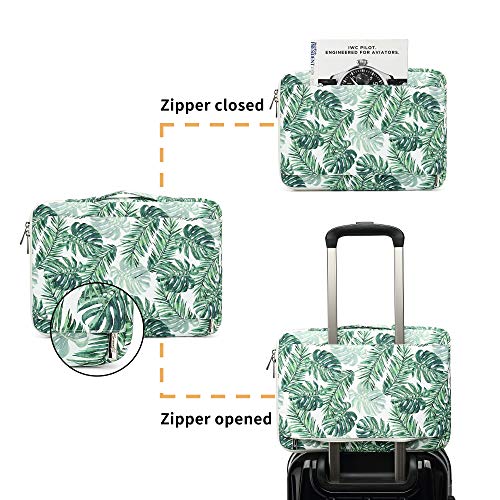 Canvaslife Banana Leaf 360° Protective Waterproof Laptop Case Bag Sleeve With Handle (14 Inch) #TOP3