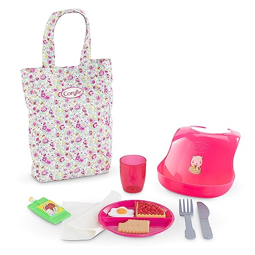 Corolle - Large Meal Box, 11 Accessories, for Doll 36 and 42 cm, from 2 Years, 9000141520
