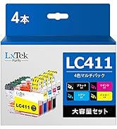 Amazon.co.jp: 番号区別は不用 LxTek Purify LC411 LC411-4PK ブラザー