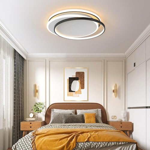 Plafonnier LED moderne à intensité variable pour illuminer une chambre ou un salon - 6