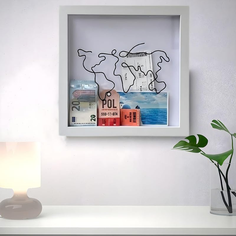Buy SENOY Adventure Archive Box, 2024 Travel Shadow Box, Ticket