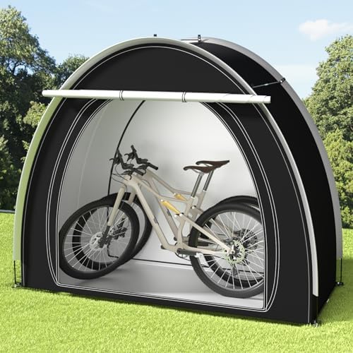 Bike Storage Tent for 1-2 Bikes, Waterproof Anti-UV Storage Tent ...