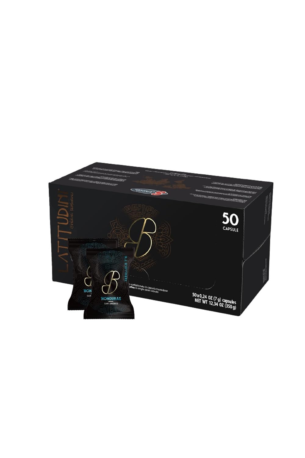 50 Capsule Caffè Honduras Essse Caffè Latitudini Compatibili con Sistema Espresso Macchine S12 e S20