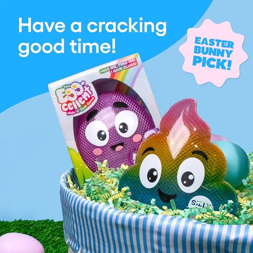 Silly Poopy’s Easter Hide & Seek Toy by Relatable, The Talking, Singing Rainbow Easter Game for Toddlers, Interactive Fu - Additional View