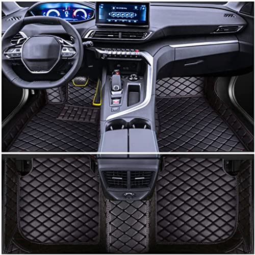 Muchkey Tapis de Sol Voiture pour Hyundai Tucson 2019-2022 Personnaliser Tapis Imperméables Anti-Dérapants Moquettes Noir