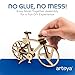 Artoya Race Bicycle – Mini Bicycle Model Kit, Mini Bike Toy, Toy Bike Figurine, Laser-Cut Model, No-Glue Assembly, Collectible Triathlon Miniature, Eco-Friendly Gift, DIY Crafts for Kids and Adults