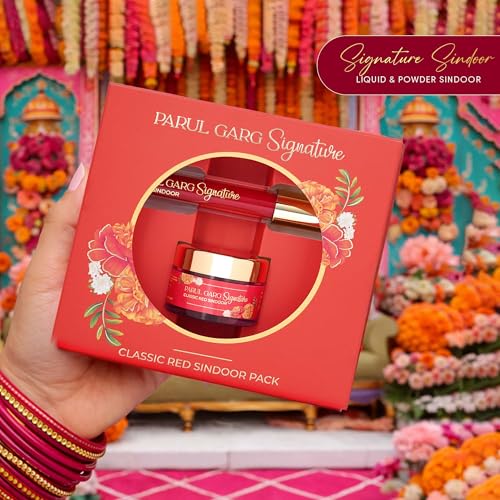 Image of Parul Garg Beauty Signature Shringar Glam Pack | Bindi Book, Sindoor & Pink Potli | Festive Gift Set for Women | Bridal Makeup & Gifting Combo for Women