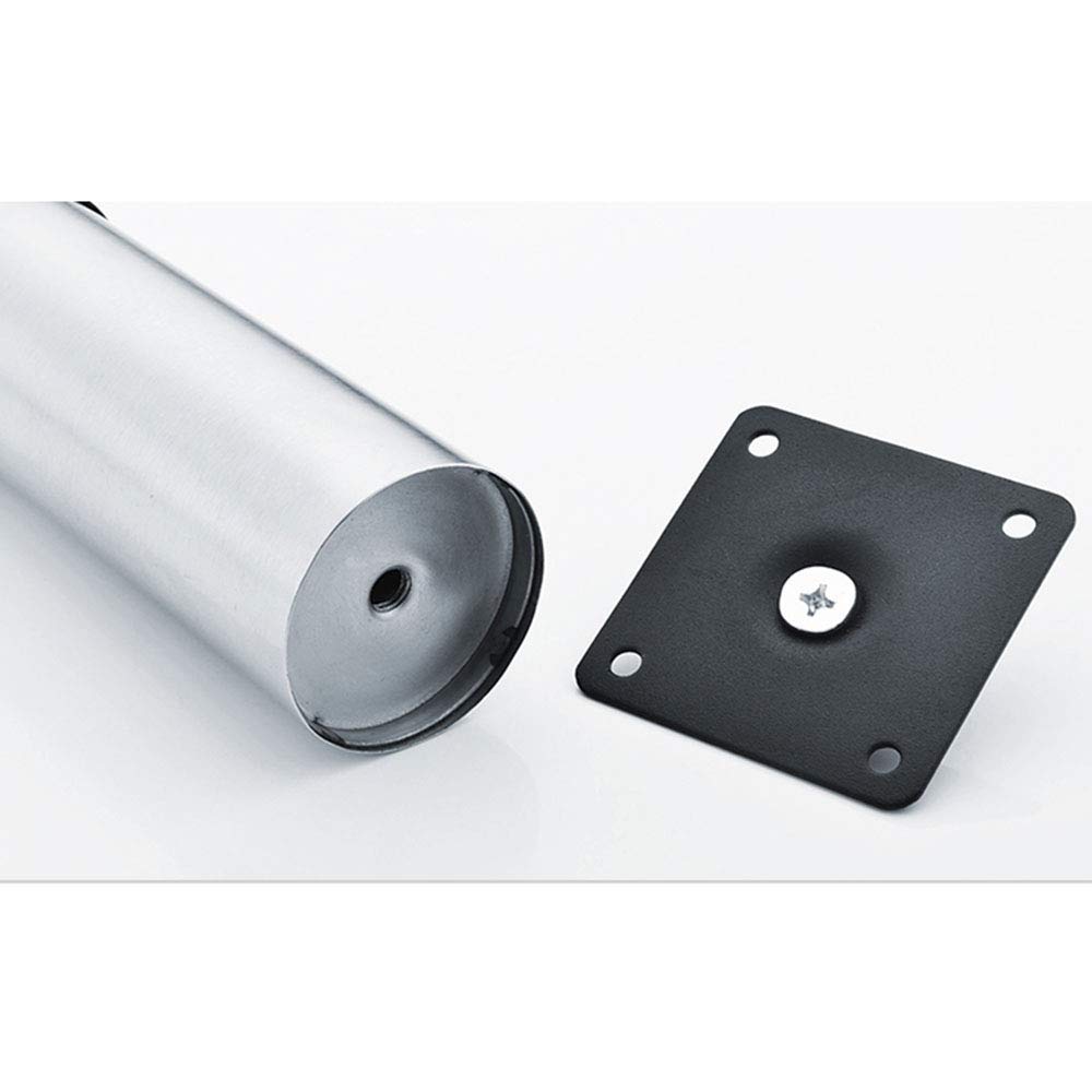 Stabilne metalowe futrzane nogi zestaw 4 30 cm / 11,8 cala d nogi sofy z ochroną podłogi do stojaka TV i akcesoriów do szafek