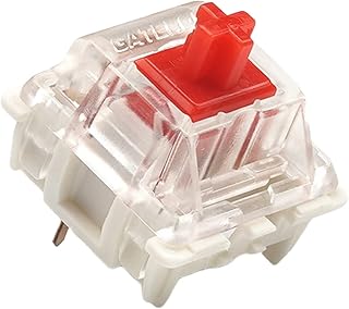 Pack of Gateron ks-9 G PRO Switches for Mechanical Gaming Keyboards | Plate Mounted | Pre Lubed (Gateron PRO Red, 120 Pcs)