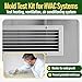 Mold Test Kit for Home - 5 Individual Mold Air Test Kit, Mold Detector - Mold Testing Kit for Air Quality, HVAC System & Surfaces - Come with Mold Exposure Assessment and Identification Guide
