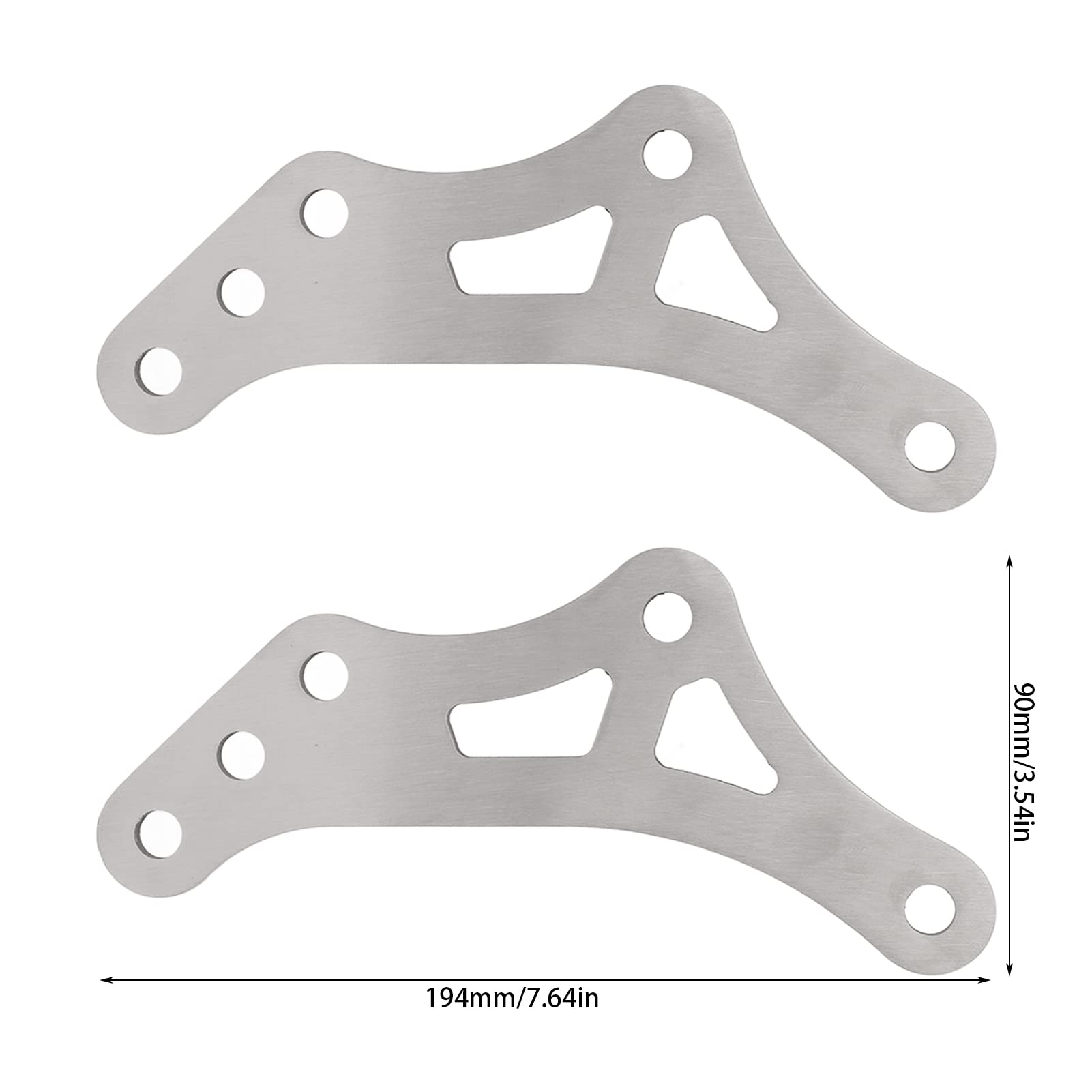 Tyenaza Kit Collegamenti Abbassamento Posteriore Moto, Sostituzione Regolabile a 3 Fori 20‑30mm per Z900 Z900RS 2017‑2019