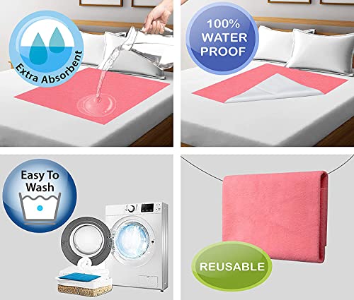 Femini Fashion Baby Dry Sheet Water Resistant Bed Protector, Washable Waterproof Mattress Protector Urine Bedwetting thumb #5