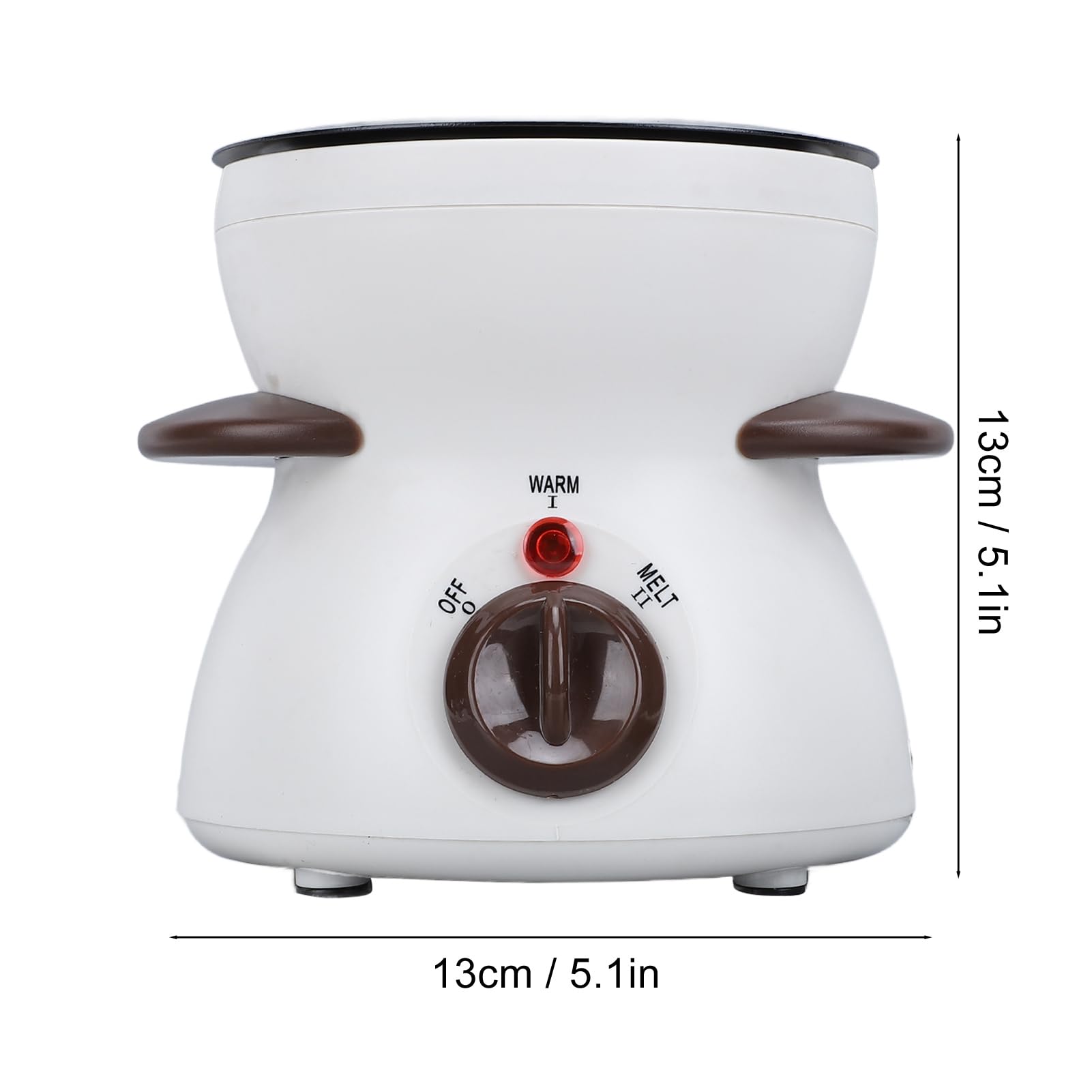 Mini Electric Fondue Pot Set mit 10 Eintauchgabeln Schokoladenfondue Topf EU-Stecker 220 V
