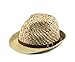 Miuno® Unisex Trilby Hut Herren Damen Partyhut Stroh Hut H51006 (Pistazie)