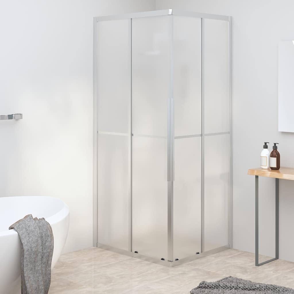 Cabina de ducha ESG mate, 90 x 70 x 180 cm, con marco de aluminio, ahorra espacio, ducha esquinera, mampara de ducha mate, puerta corredera silenciosa, incluye accesorios de montaje para baño